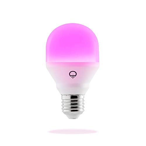 LIFX Mini 800-Lumen LED Light Bulb (L3A19MC08E26) Multi Colored - 1 Pack, 120 volts, 9W - New