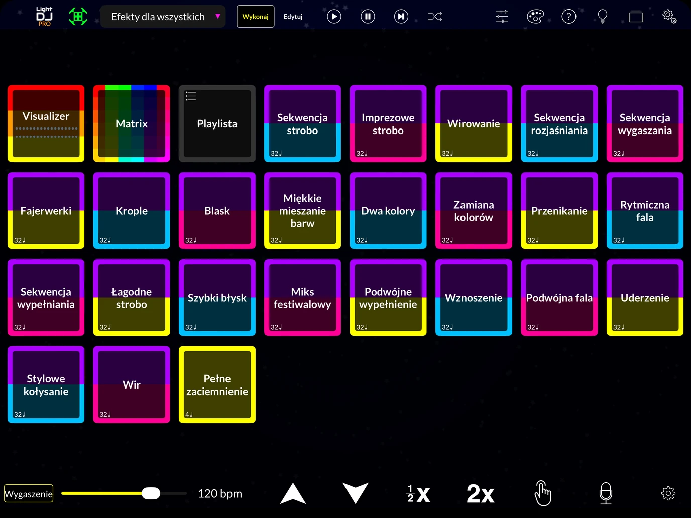 Light DJ iPad.